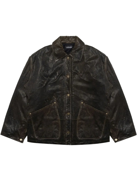 Scratched Leather Jacket