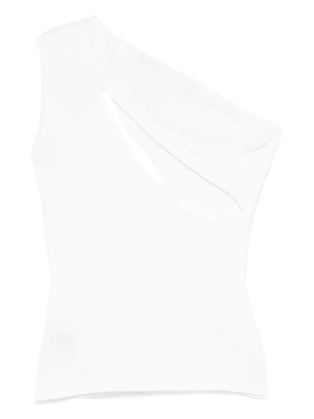 Jewel-Detail One-Shoulder Top