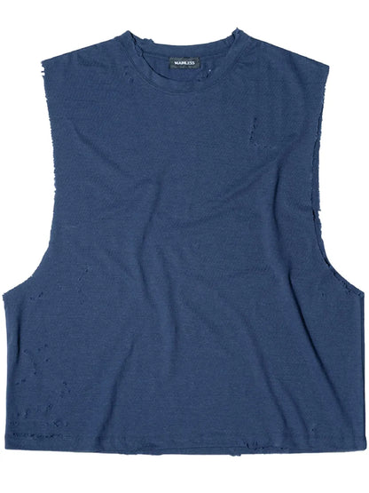 Oversized Sleeveless T-Shirt