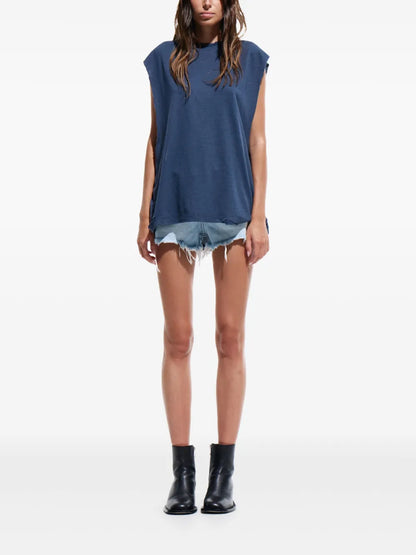 Oversized Sleeveless T-Shirt