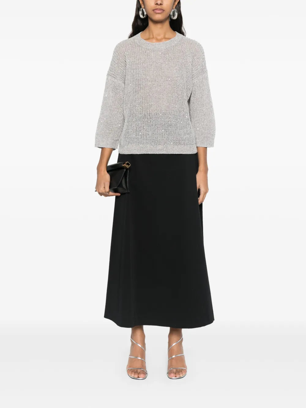Sequin-Embellished Sweater