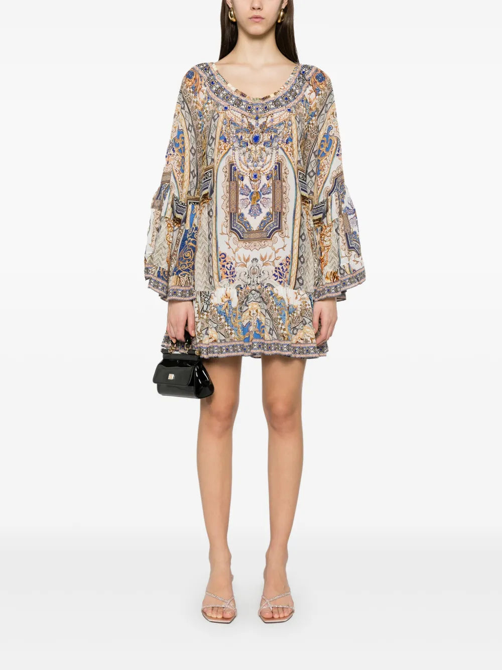 Make Me Your Mosaic Mini Dress
