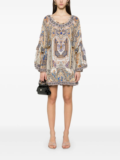 Make Me Your Mosaic Mini Dress