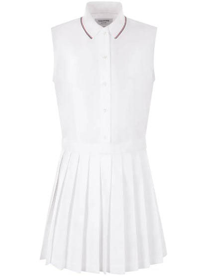 Pleated Skirt Dress