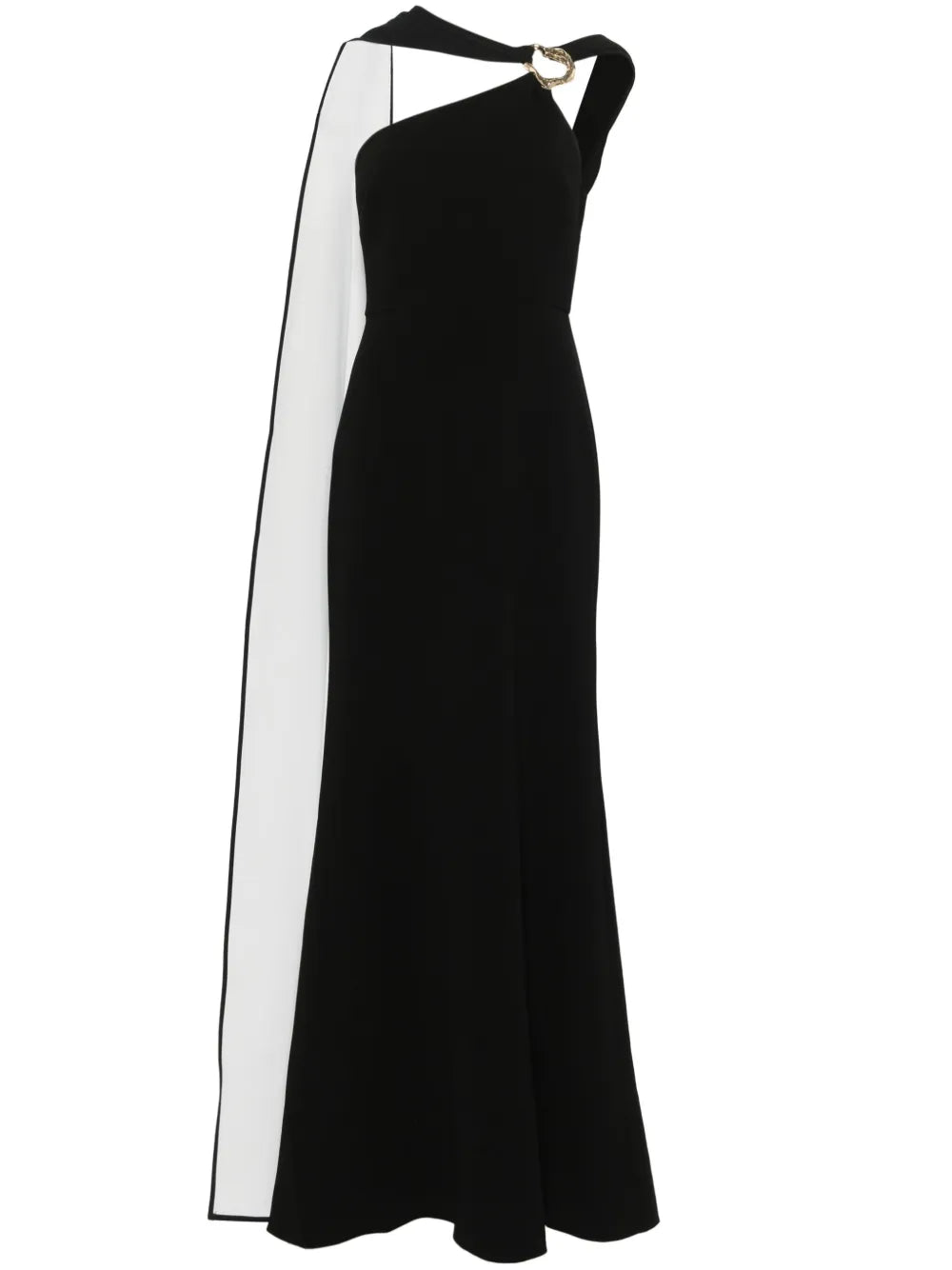 Embellished Asymmetric Gown