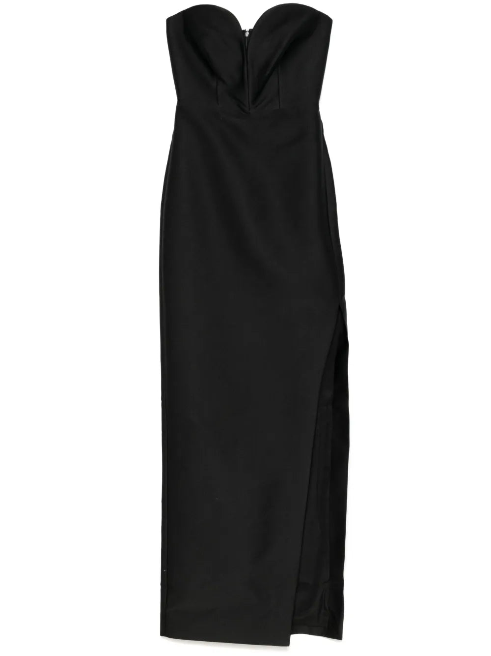 Sweetheart-Neck Taffeta Gown