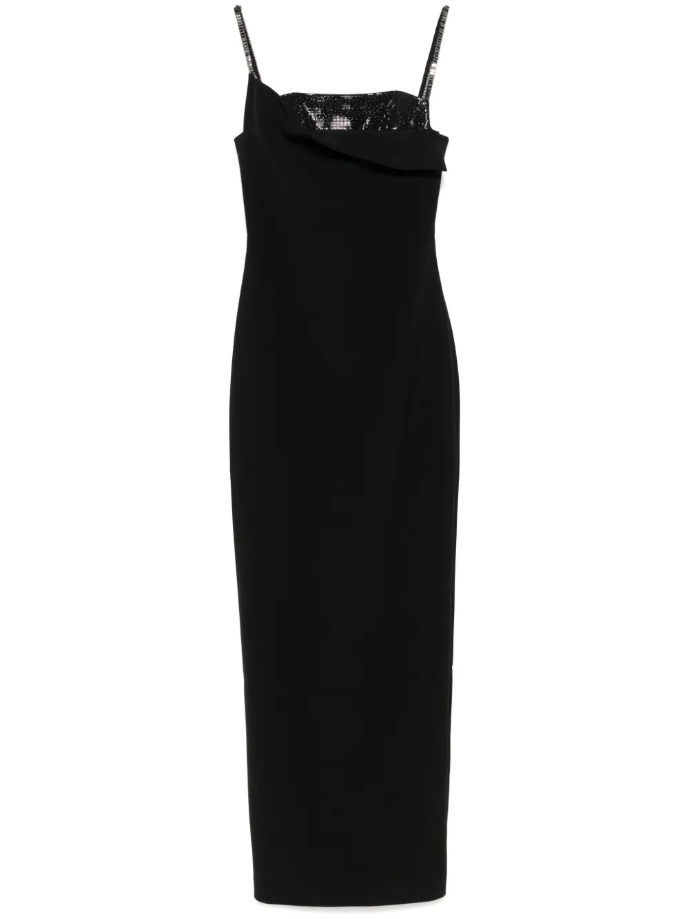 Embellished Crepe Gown