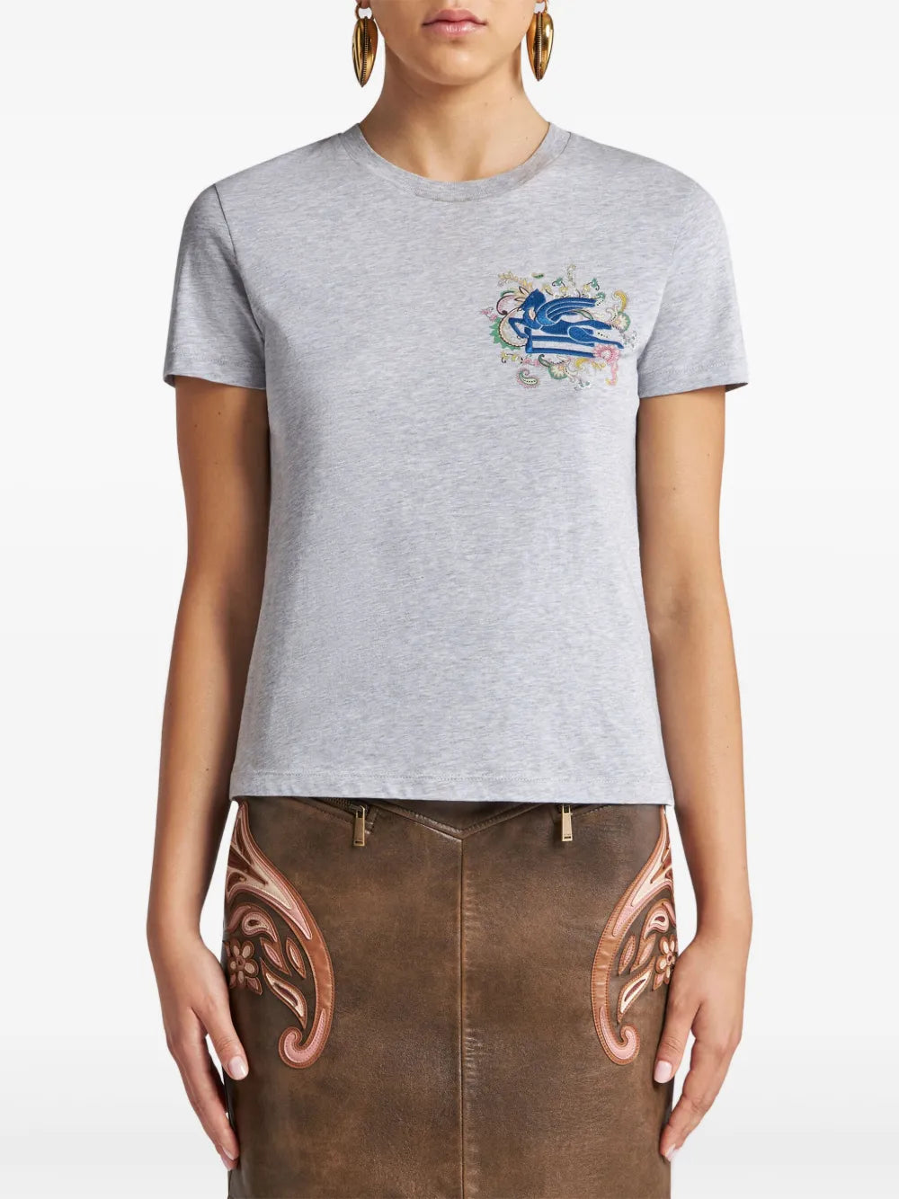 Embroidered Pegaso T-Shirt