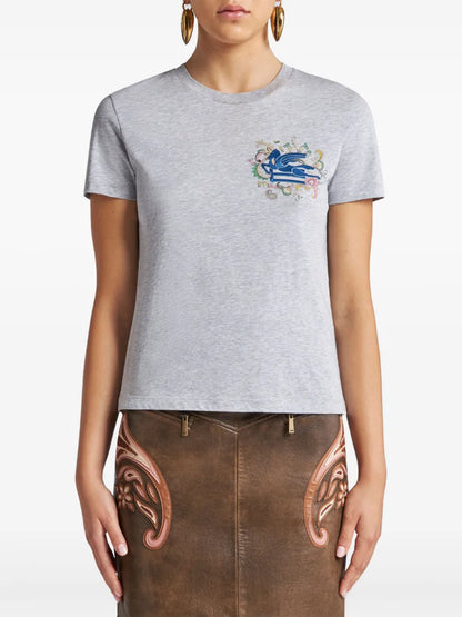 Embroidered Pegaso T-Shirt