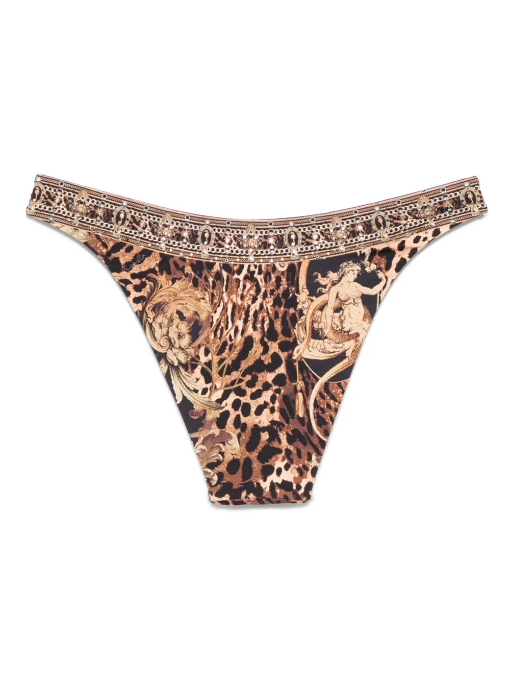Era Of Empires-Print Bikini Bottoms