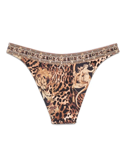 Era Of Empires-Print Bikini Bottoms