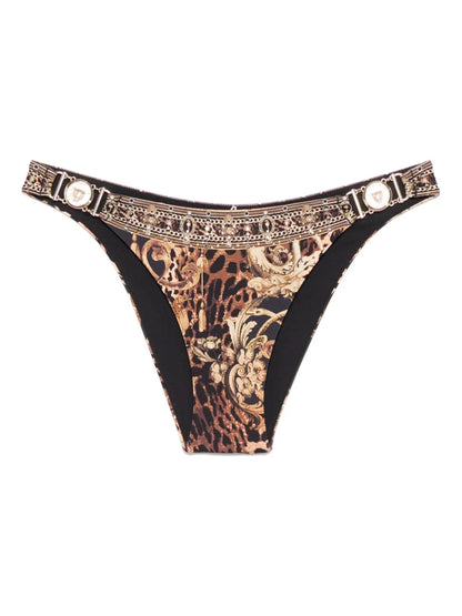 Era Of Empires-Print Bikini Bottoms