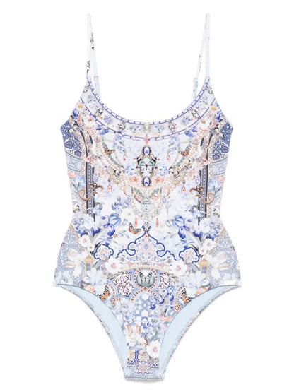 Scoop-Neck Swimsuit