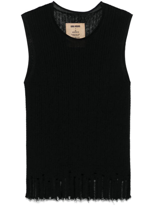 Ribbed-Knit Top