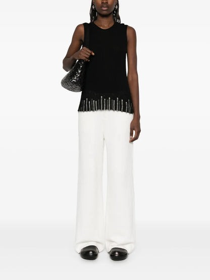 Ribbed-Knit Top