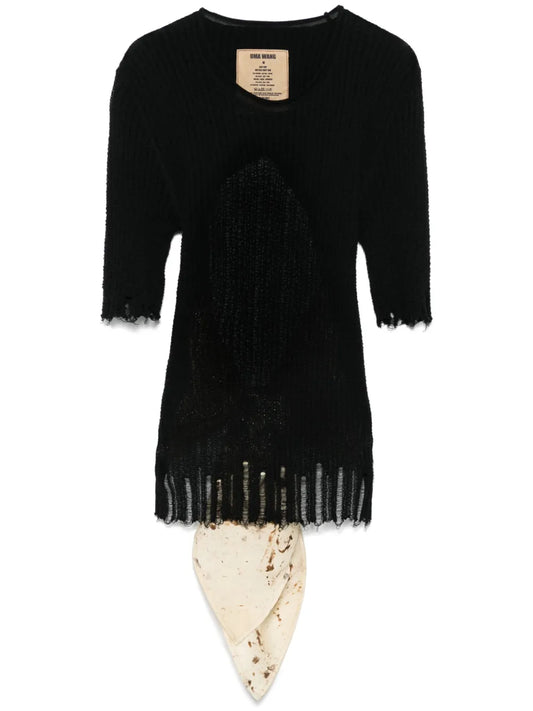 Ribbed-Knit T-Shirt