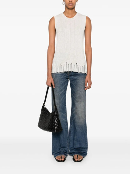 Ribbed-Knit Vest