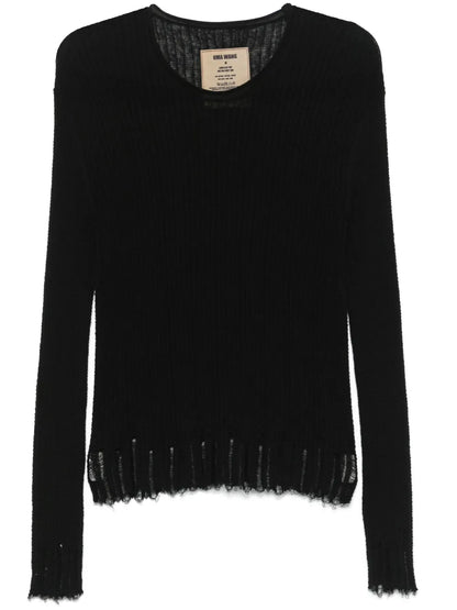 Ribbed-Knit Sweater