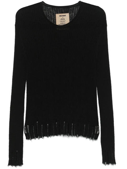 Ribbed-Knit Sweater
