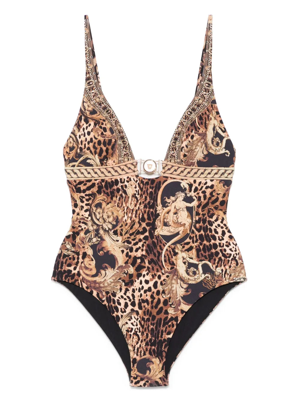 Era Of Empires-Print Swimsuit