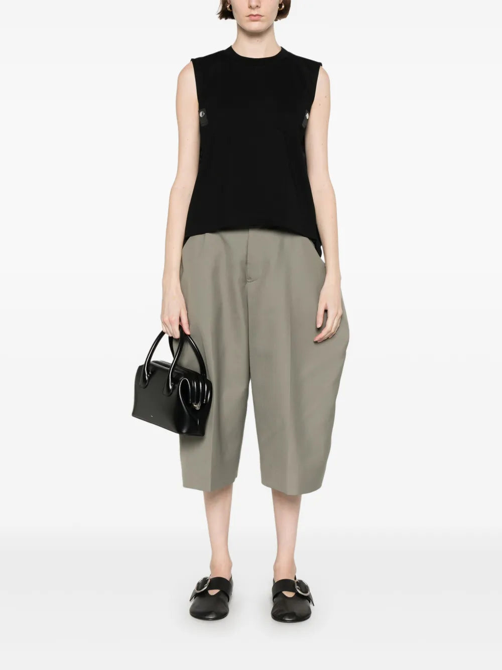 Contrasting-Panel Vest