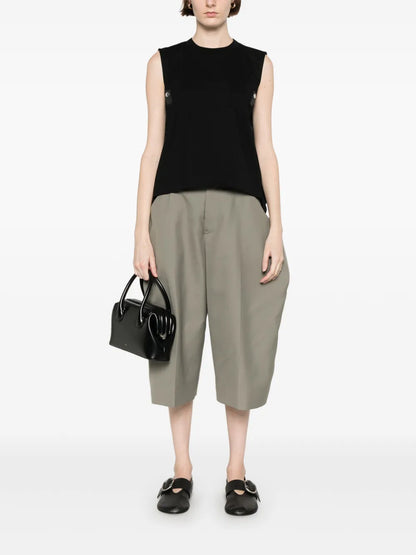 Contrasting-Panel Vest