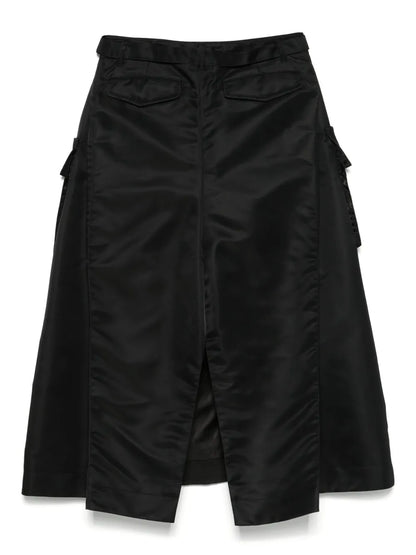 All-Over-Slits Midi Skirt