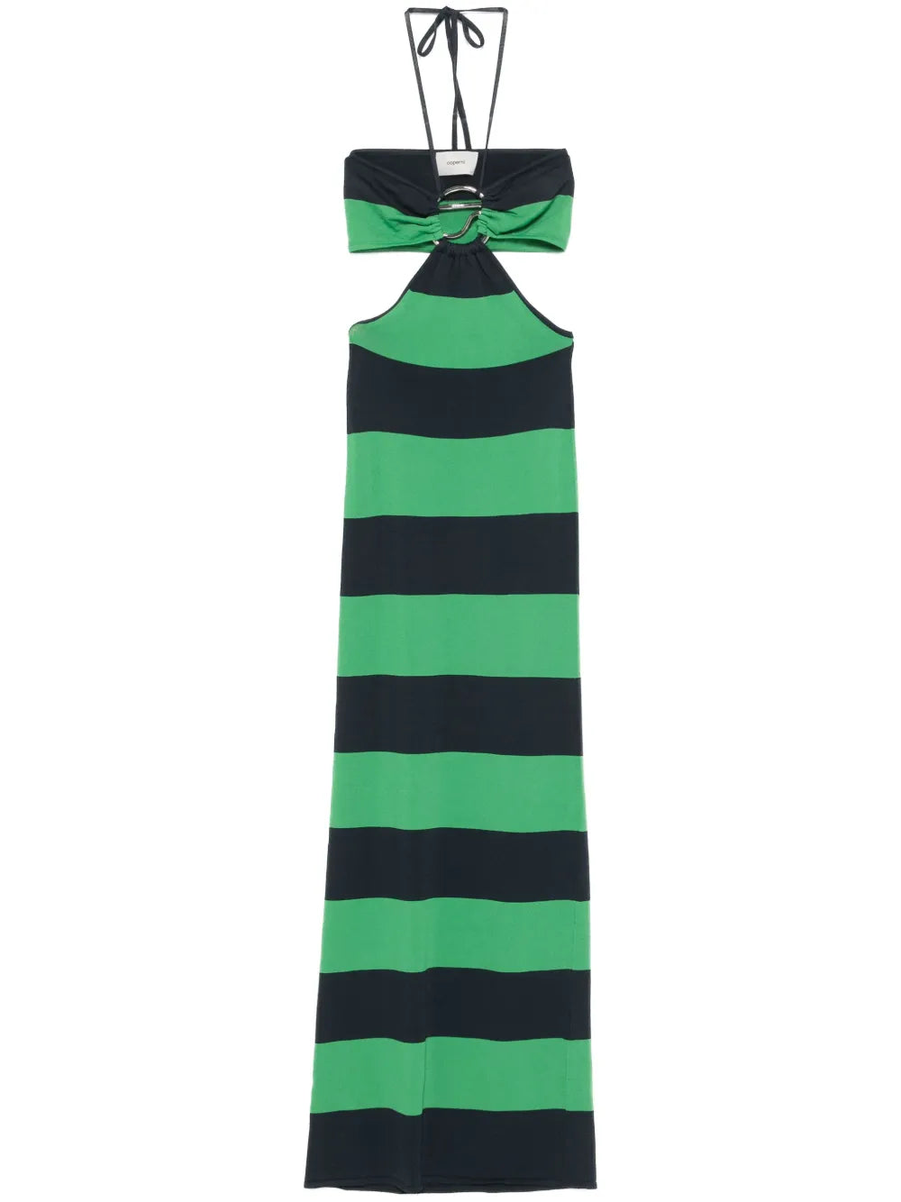 Knitted Striped Midi Dress