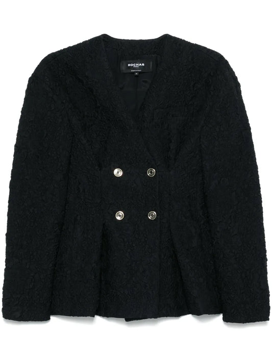 Cloqué-Effect Blazer