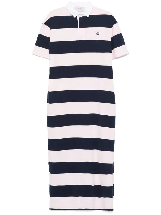 Striped Polo Maxi Dress