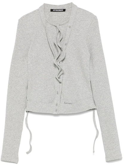 Double-Closure Cardigan