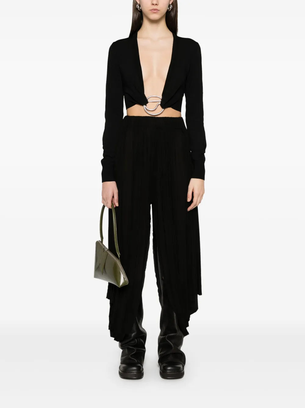 C-Logo Crop Top