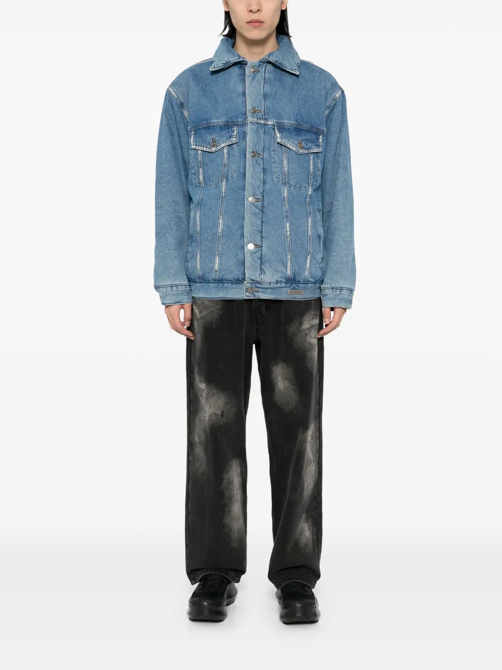 Button-Up Denim Jacket