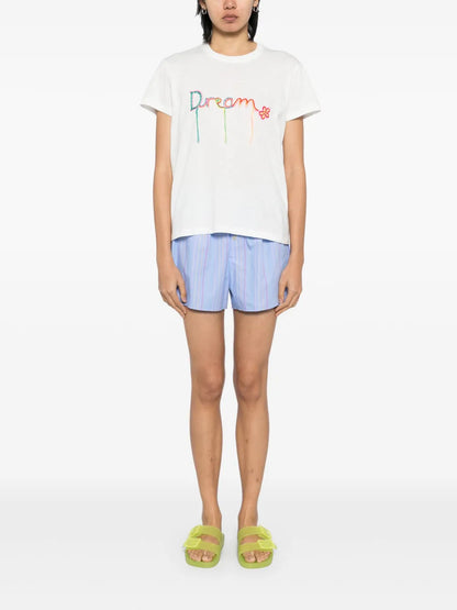 Embroidered Word T-Shirt