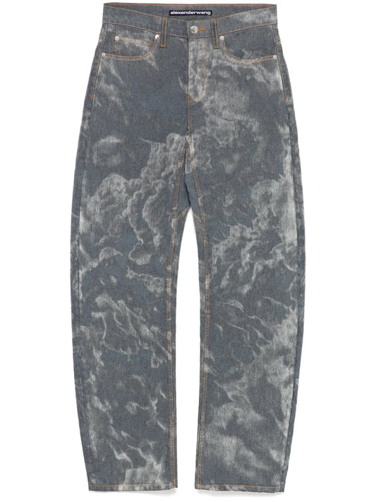 Low-Rise Bowed Gusset Jeans
