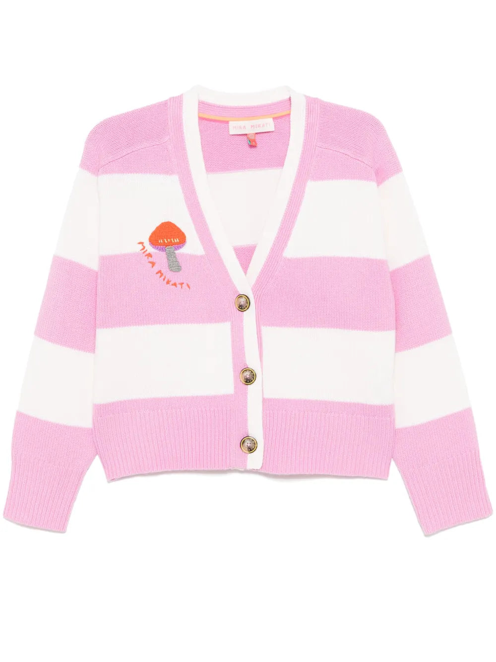 Embroidered Signature Cardigan
