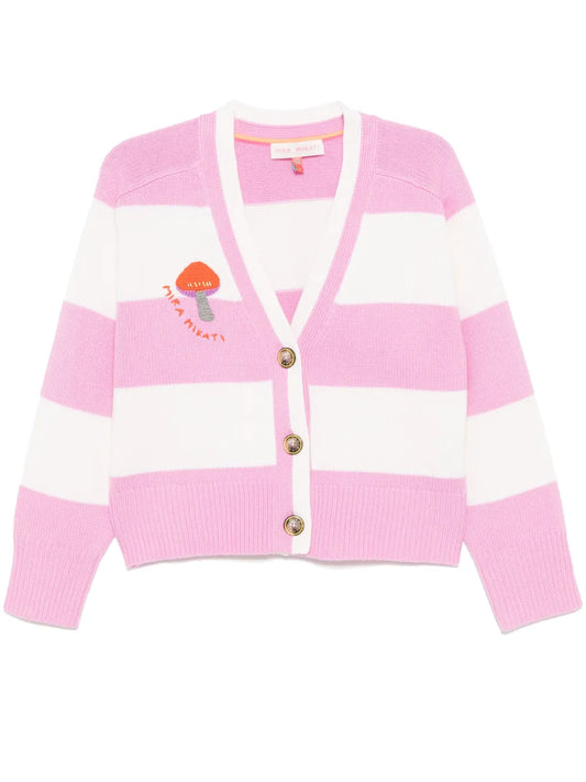 Embroidered Signature Cardigan