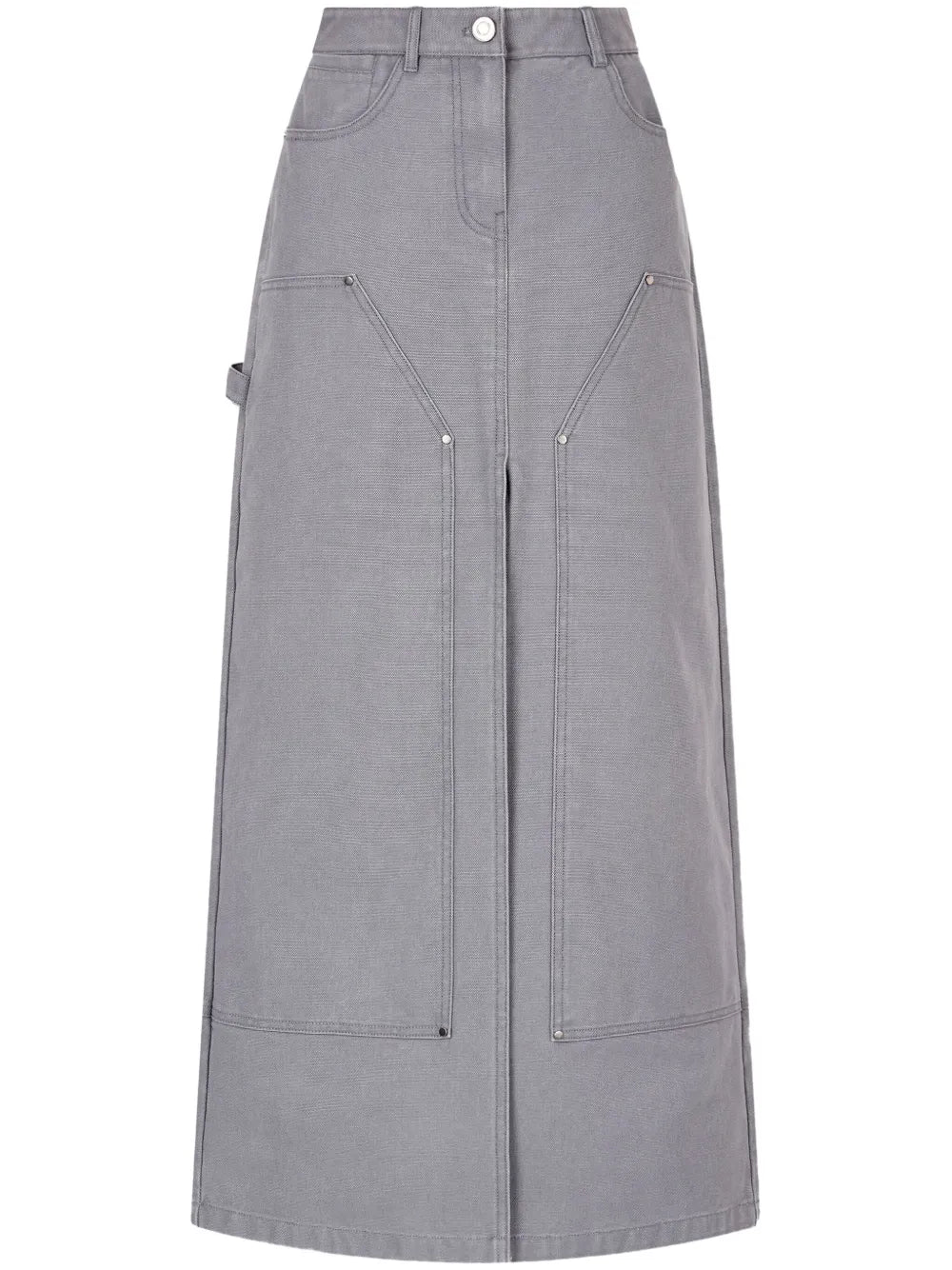 Cotton Midi Skirt