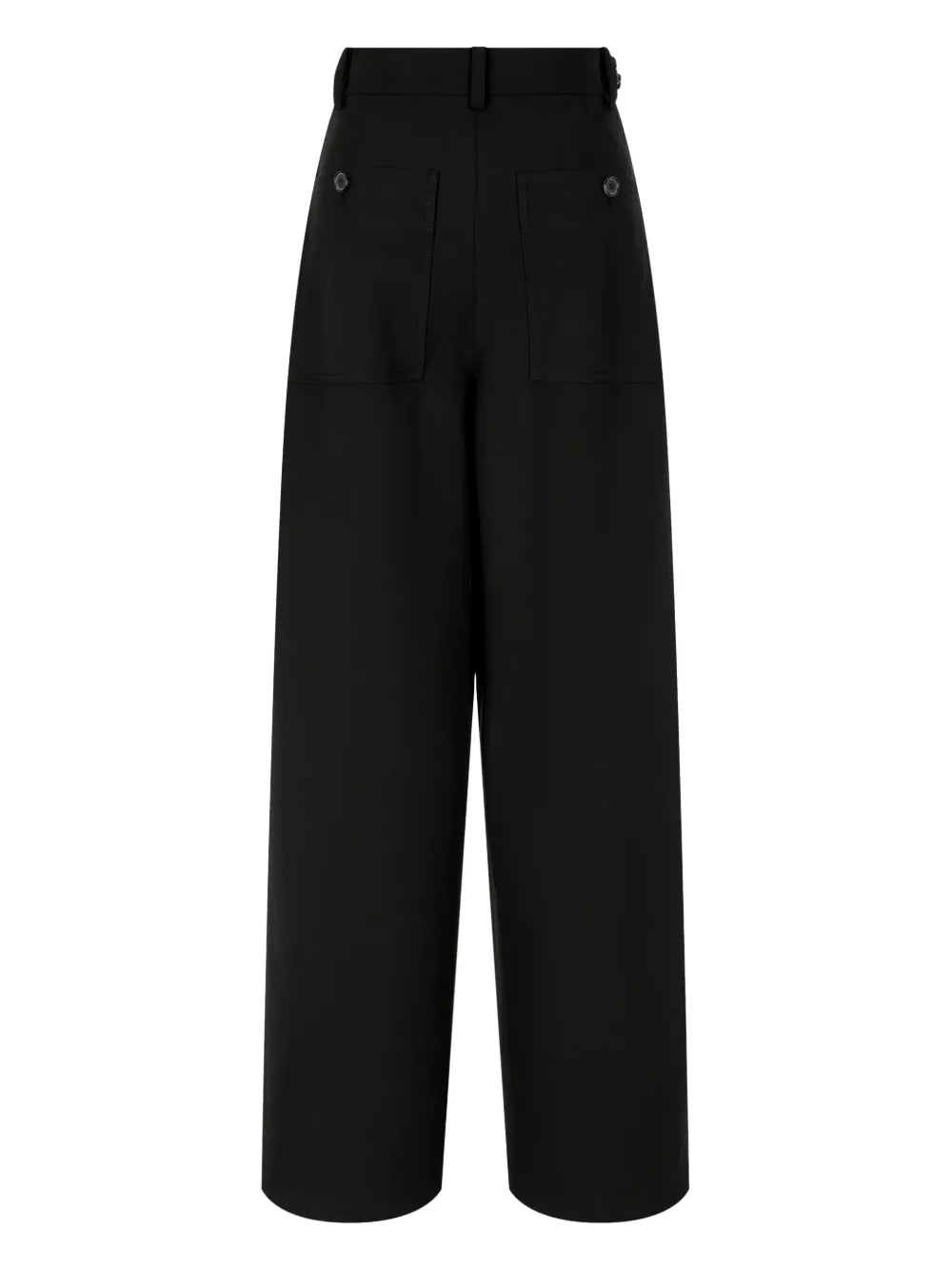 Rear-Pocket Two-Tuck Trousers