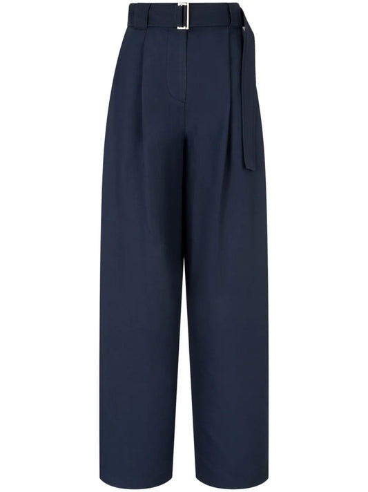 Belted Tuck Trousers