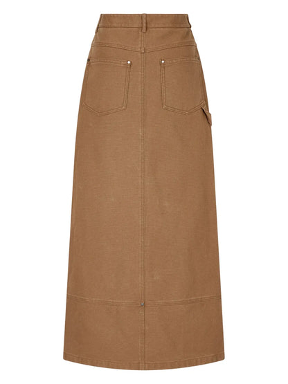 Seam-Detail Maxi Skirt