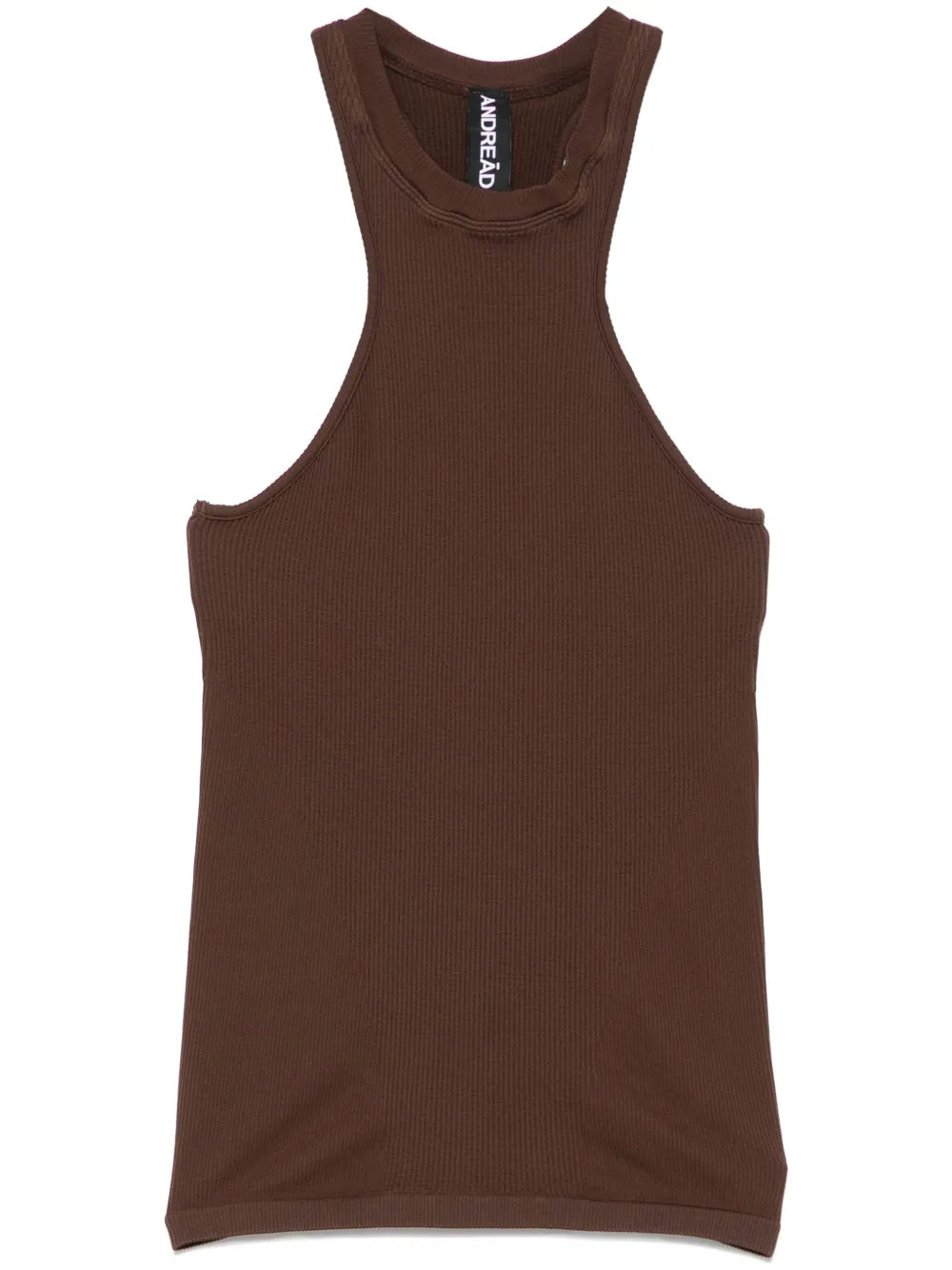 Ribbed Jersey Tank Top