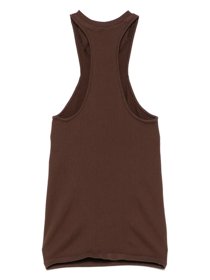 Ribbed Jersey Tank Top