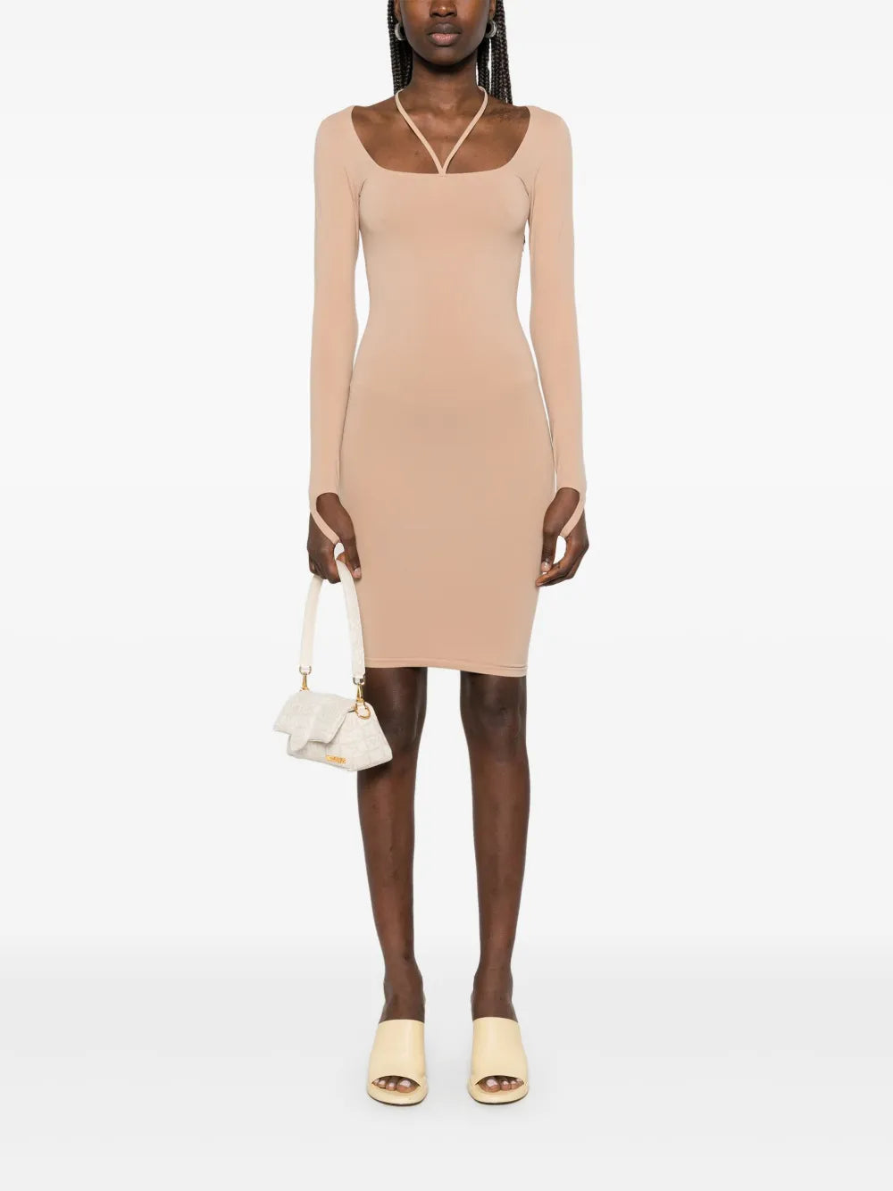 Sculpting Jersey Midi Dress