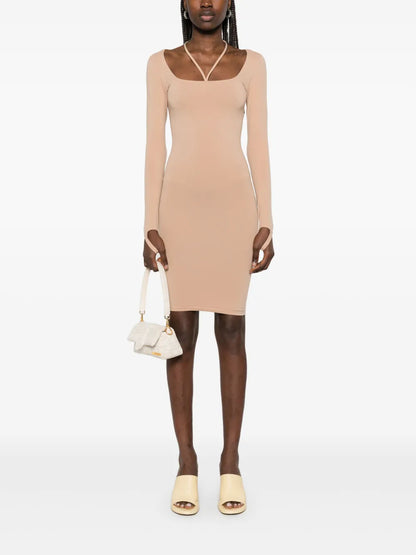 Sculpting Jersey Midi Dress