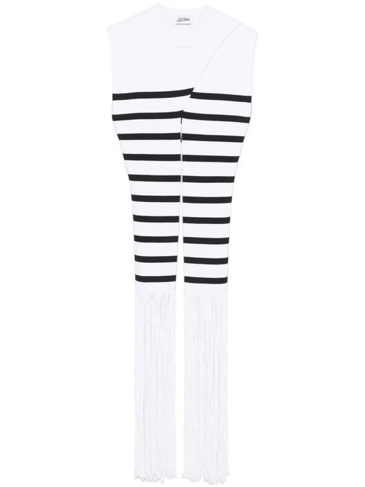 The Fringed Marinière Top