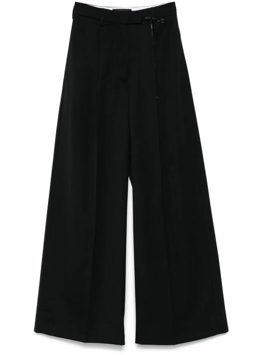 Wide-Leg Puddle Trousers