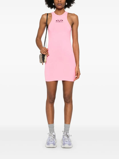 Logo-Print Mini Dress