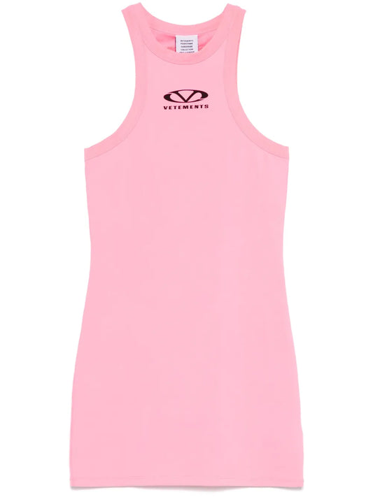 Logo-Print Mini Dress