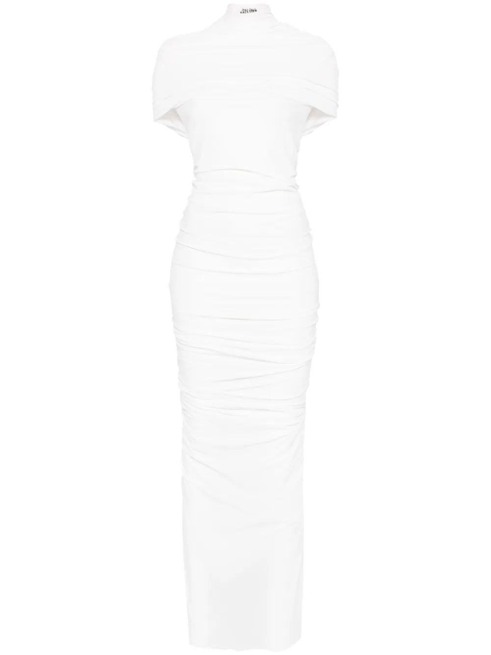 Jersey Double-Layer Maxi Dress